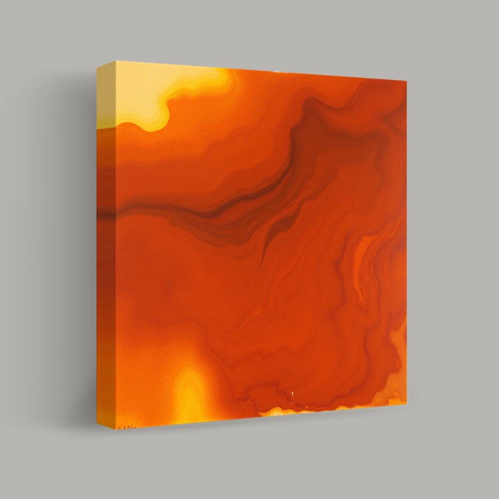 Amber Currents — canvas