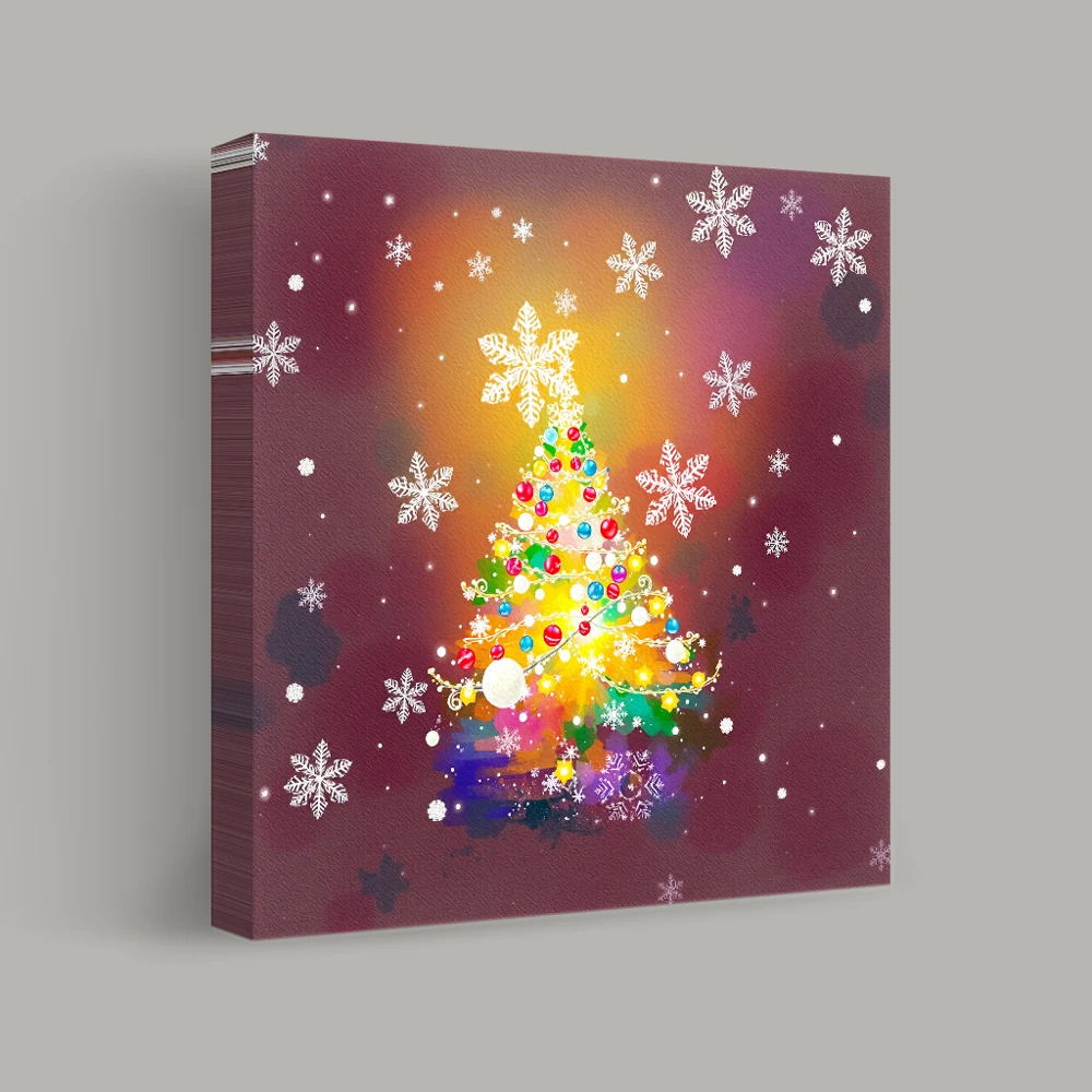 Enchanted Holiday Glow — canvas