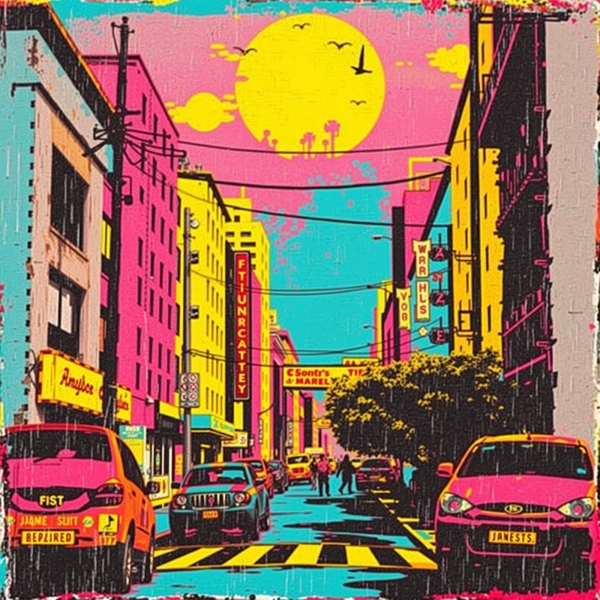 Neon Dreams of the Boulevard