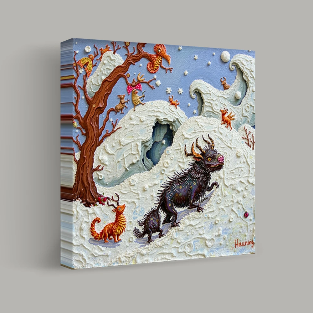 Whimsical Winter Wonderland — canvas
