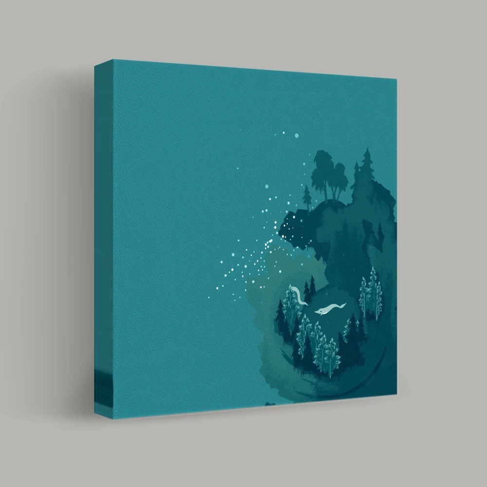Echoes of the Enchanted Forest — canvas