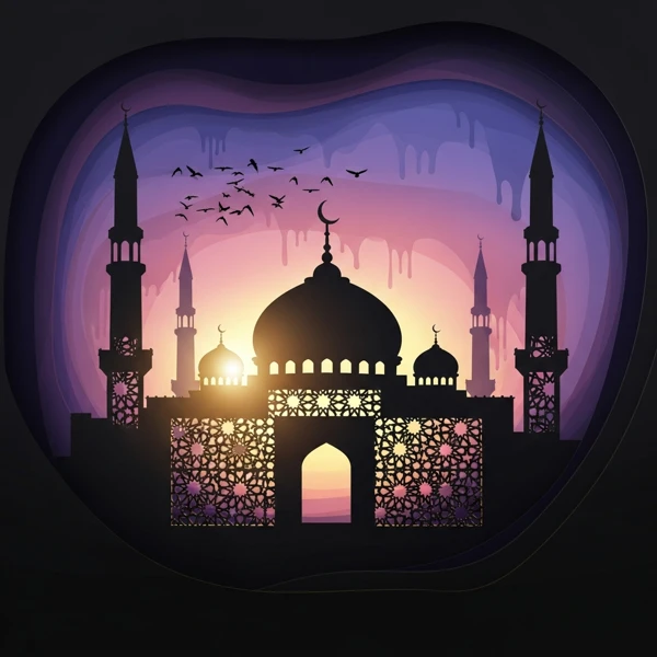 Twilight Minarets view 2