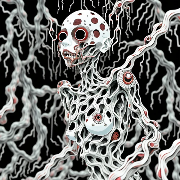 Woven Echoes of a Digital Specter view 2