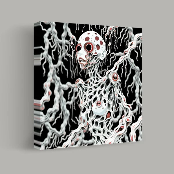 Woven Echoes of a Digital Specter view 1