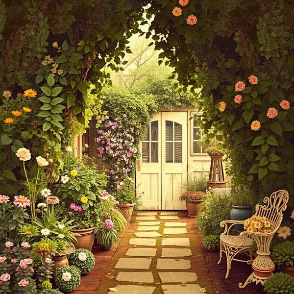 Enchanted Garden Pathway