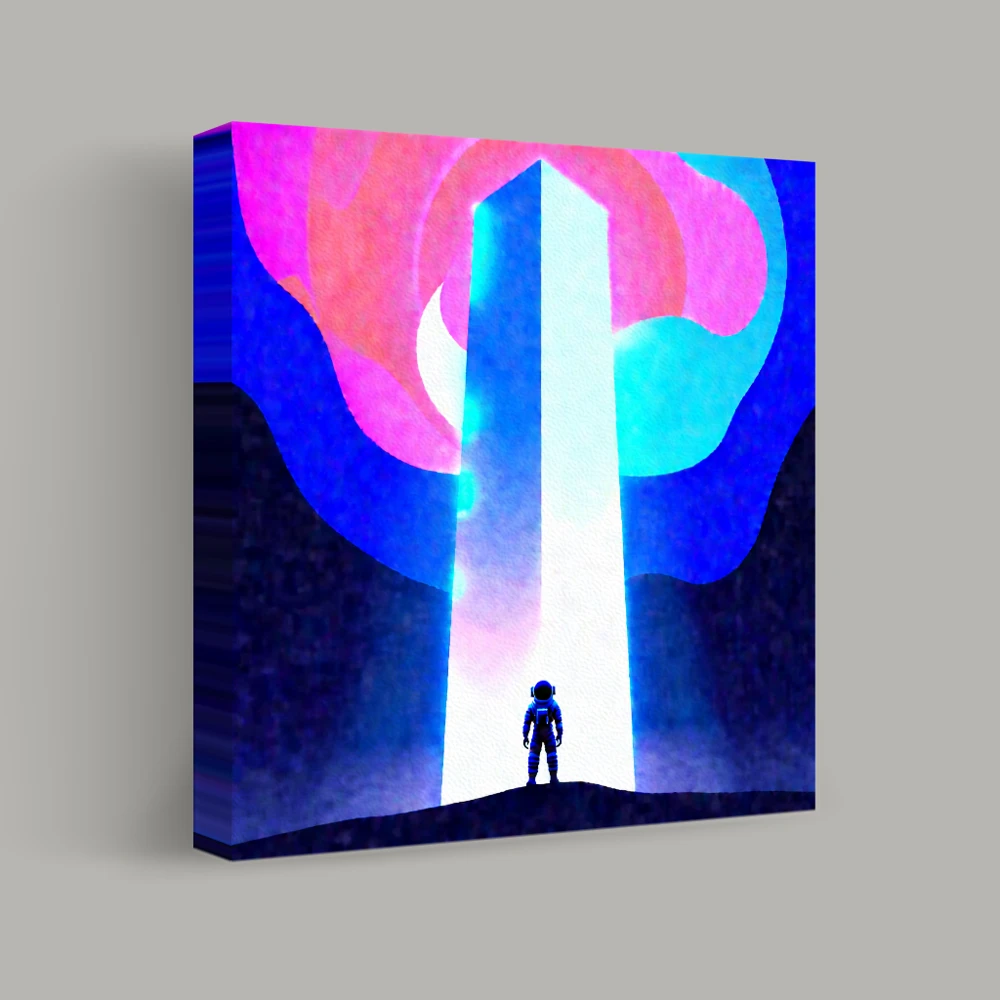 Cosmic Sentinels — canvas