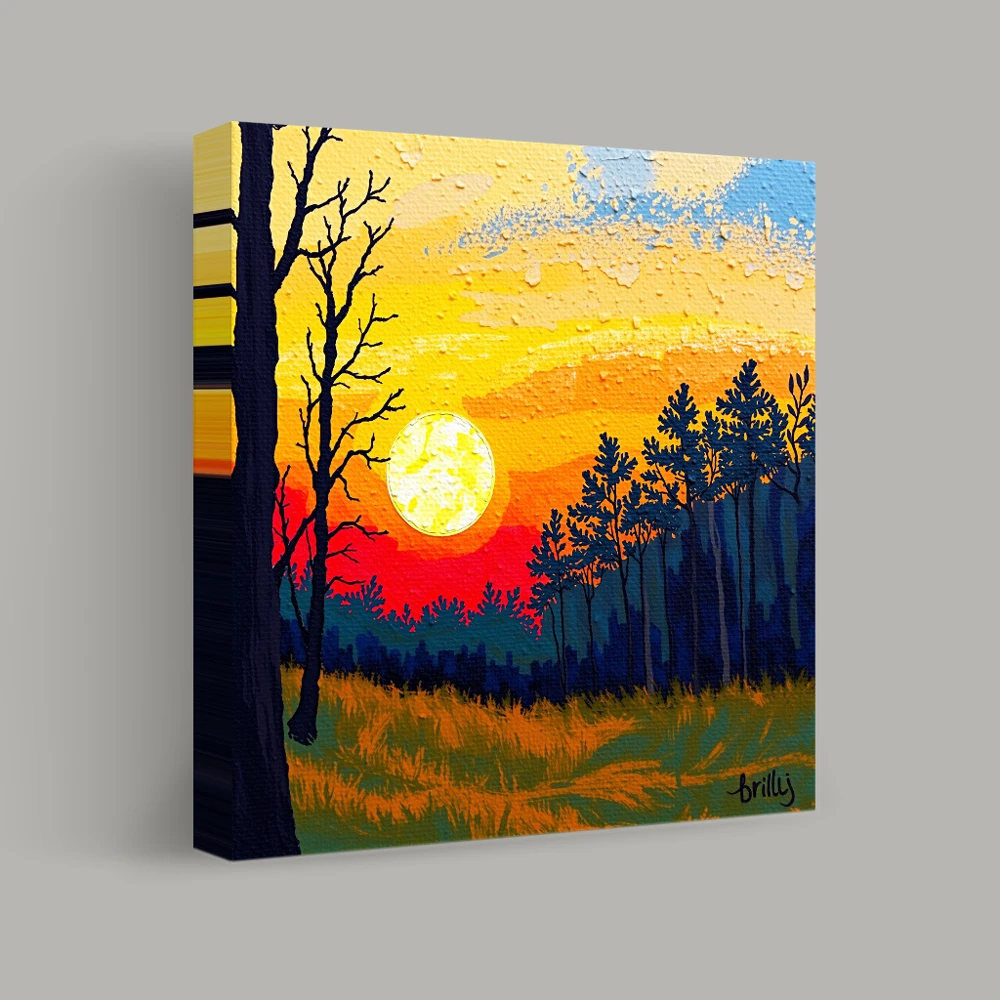Sunset Symphony — canvas