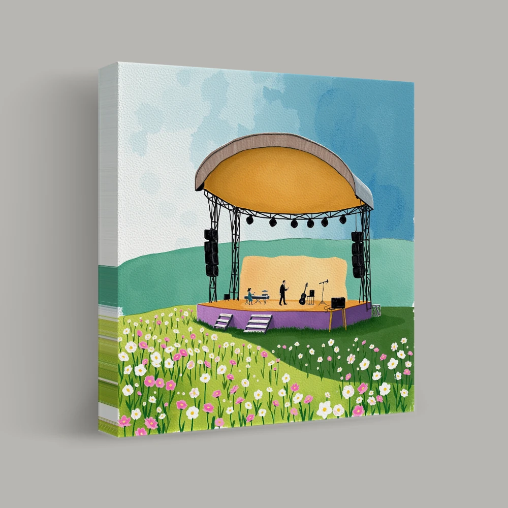 Harmony in Bloom — canvas