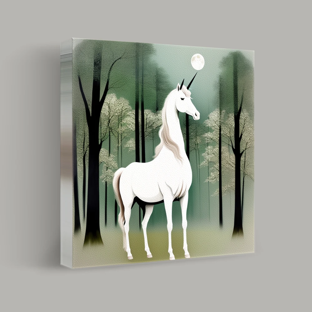 Enchanted Forest's Guardian — canvas