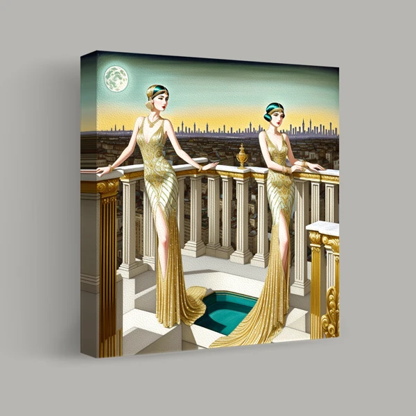 Maankleurige Glamour op het Dakterras weergave 1