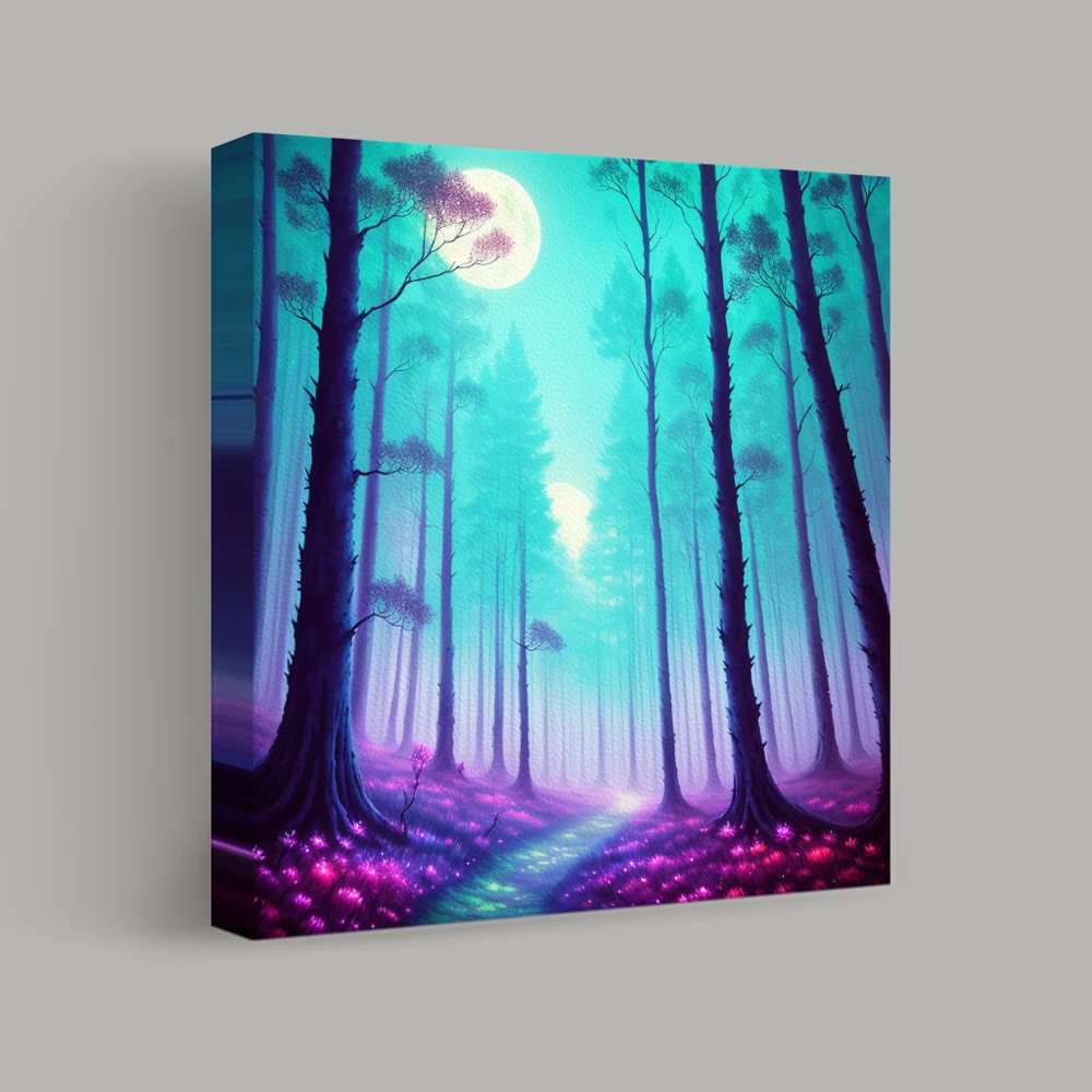 Enchanted Forest Pathway — canvas