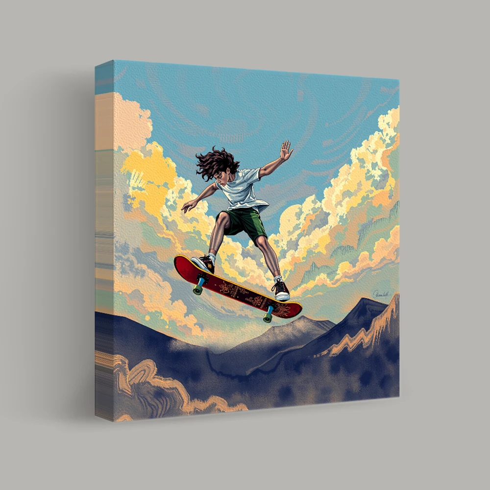 Ethereal Ascent — canvas