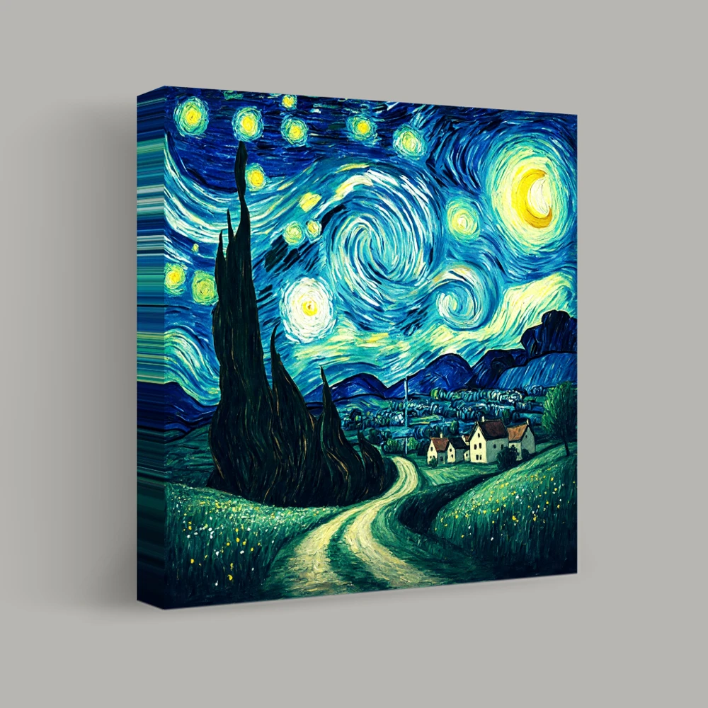 Whirling Night Skies — canvas