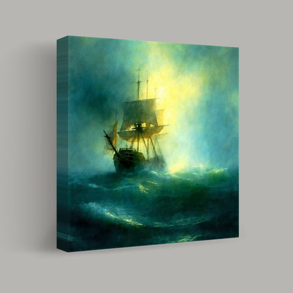 Sailing into the Unknown — canvas