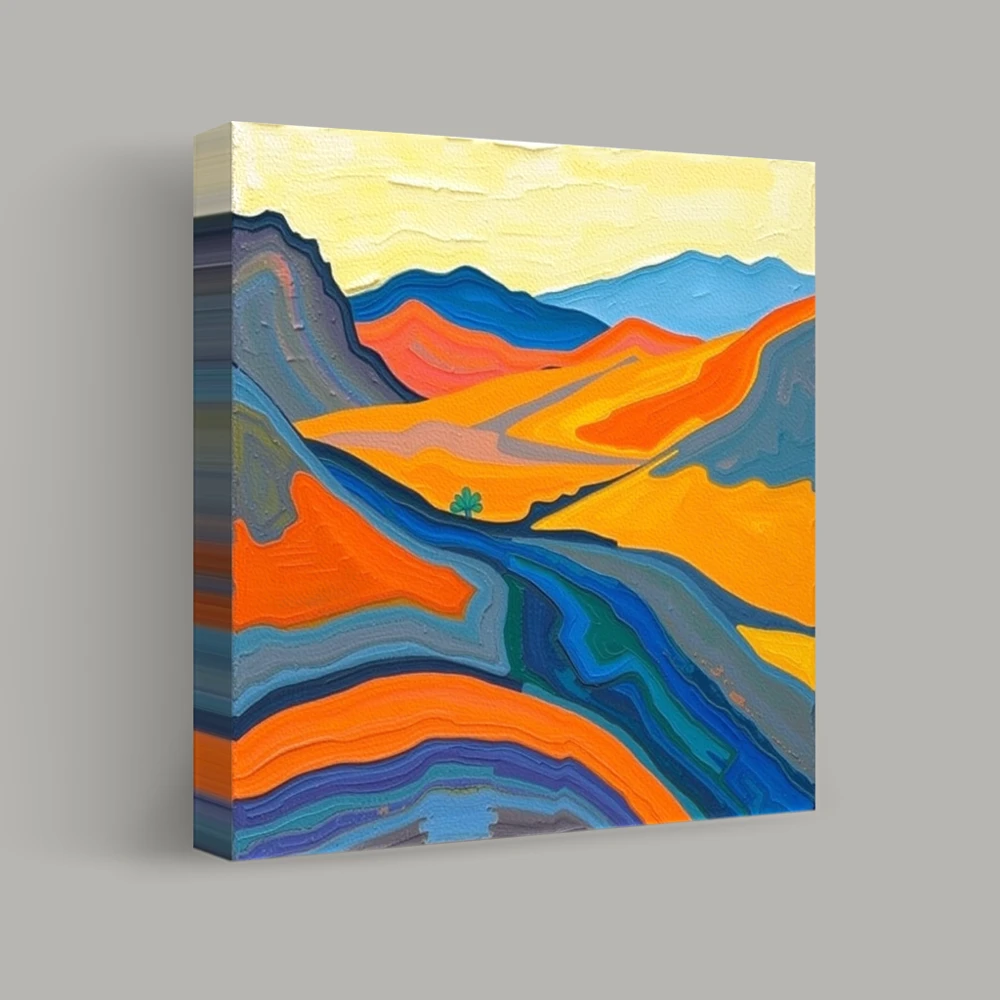 Valleys of Vibrant Horizons — canvas