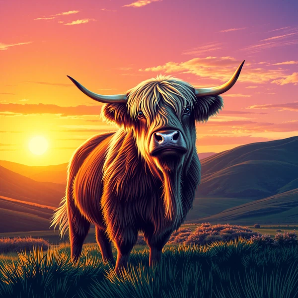 Majestic Highland Sunset