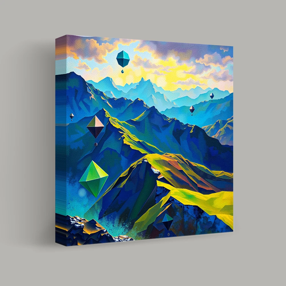 Floating Through Dreamscapes — canvas