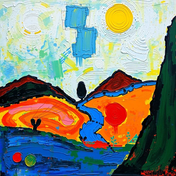 Journey Through Colorful Valleys