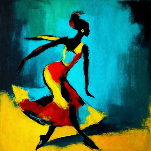 Dance of Vibrant Hues