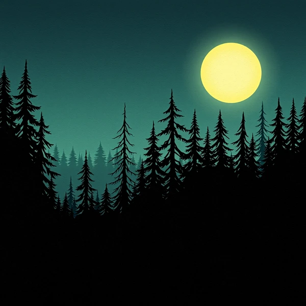 Moonlit Pines