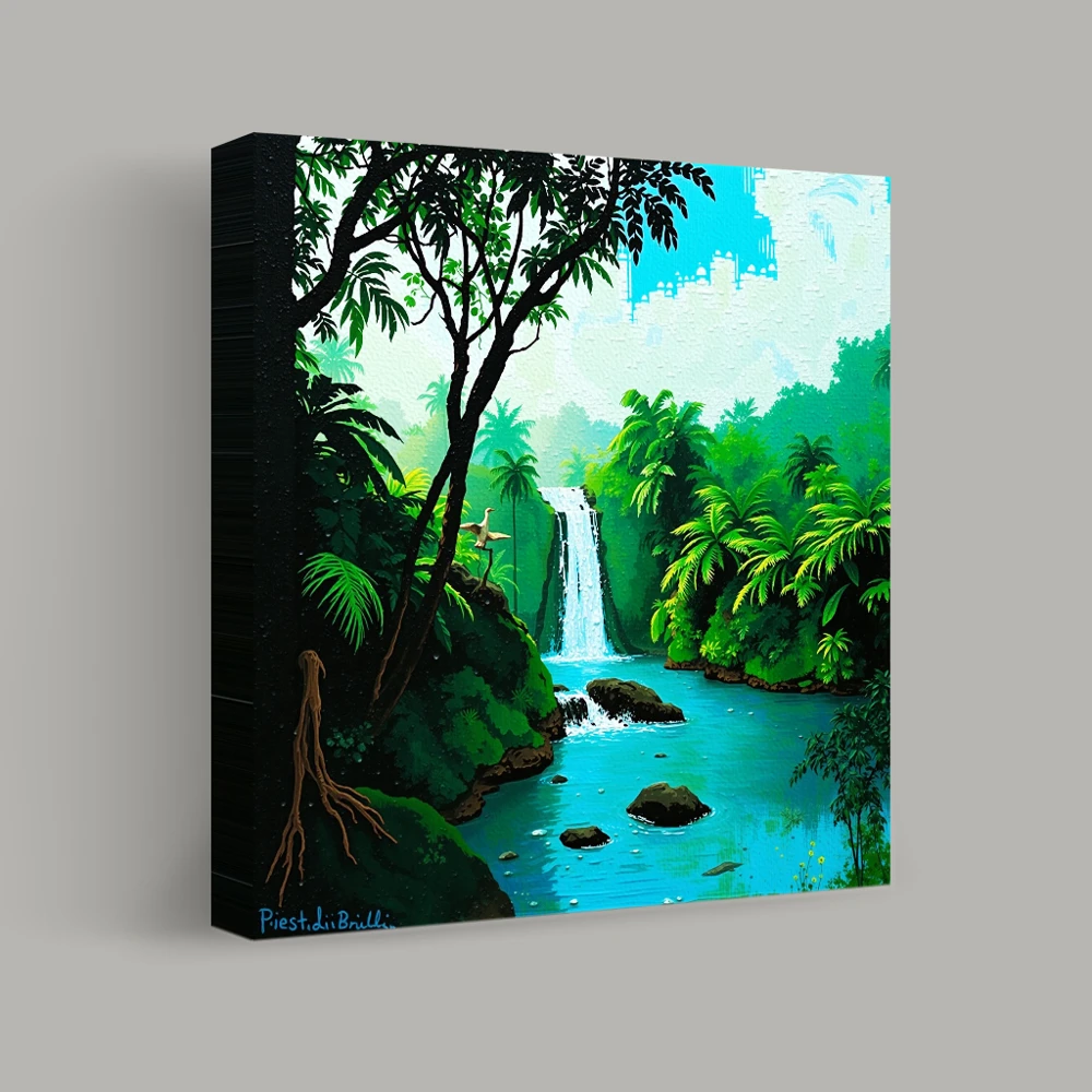 Serenity in the Jungle — canvas
