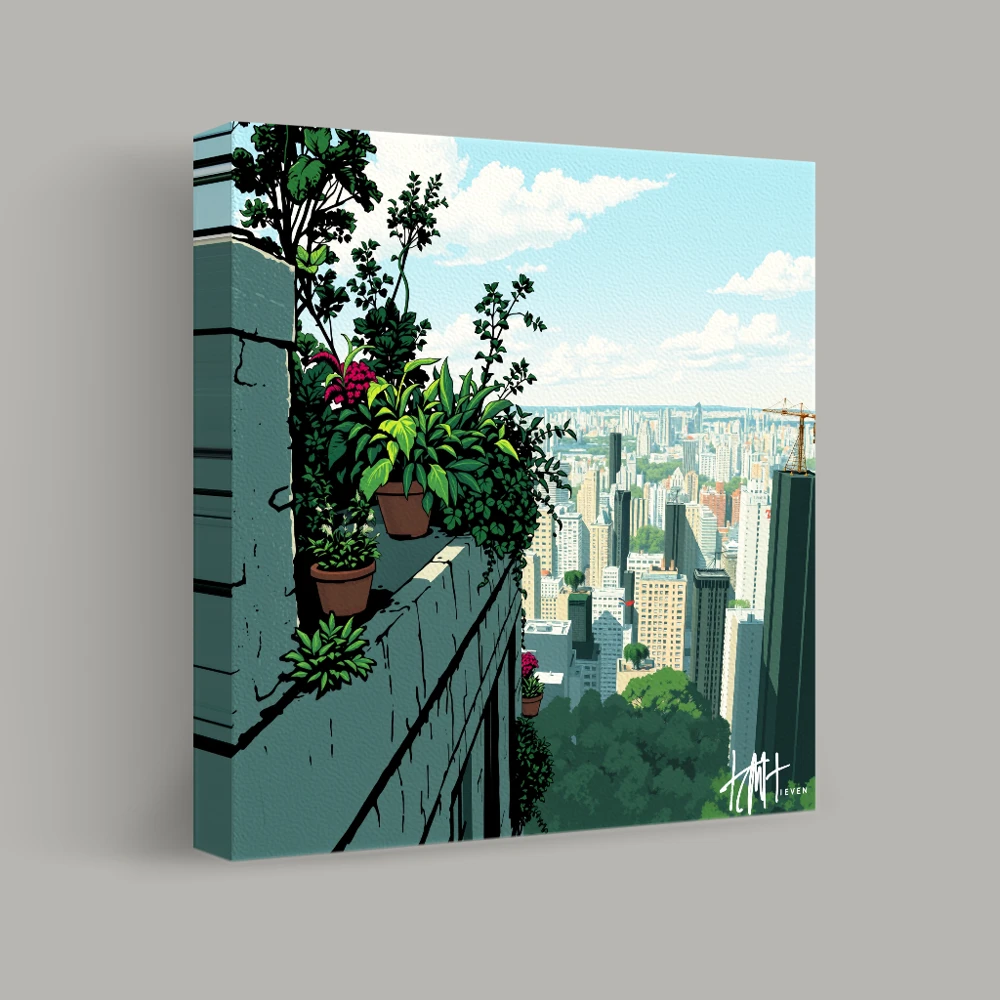 Urban Oasis — canvas