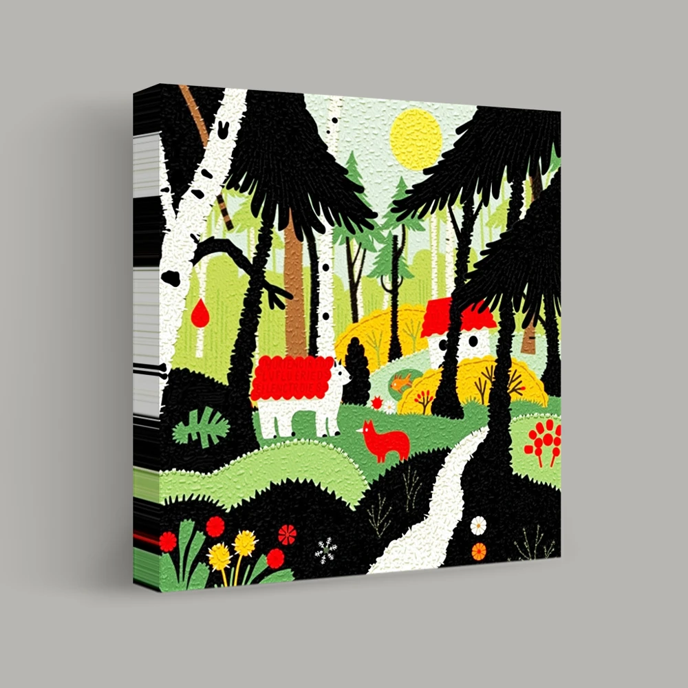 Enchanted Forest Journey — canvas