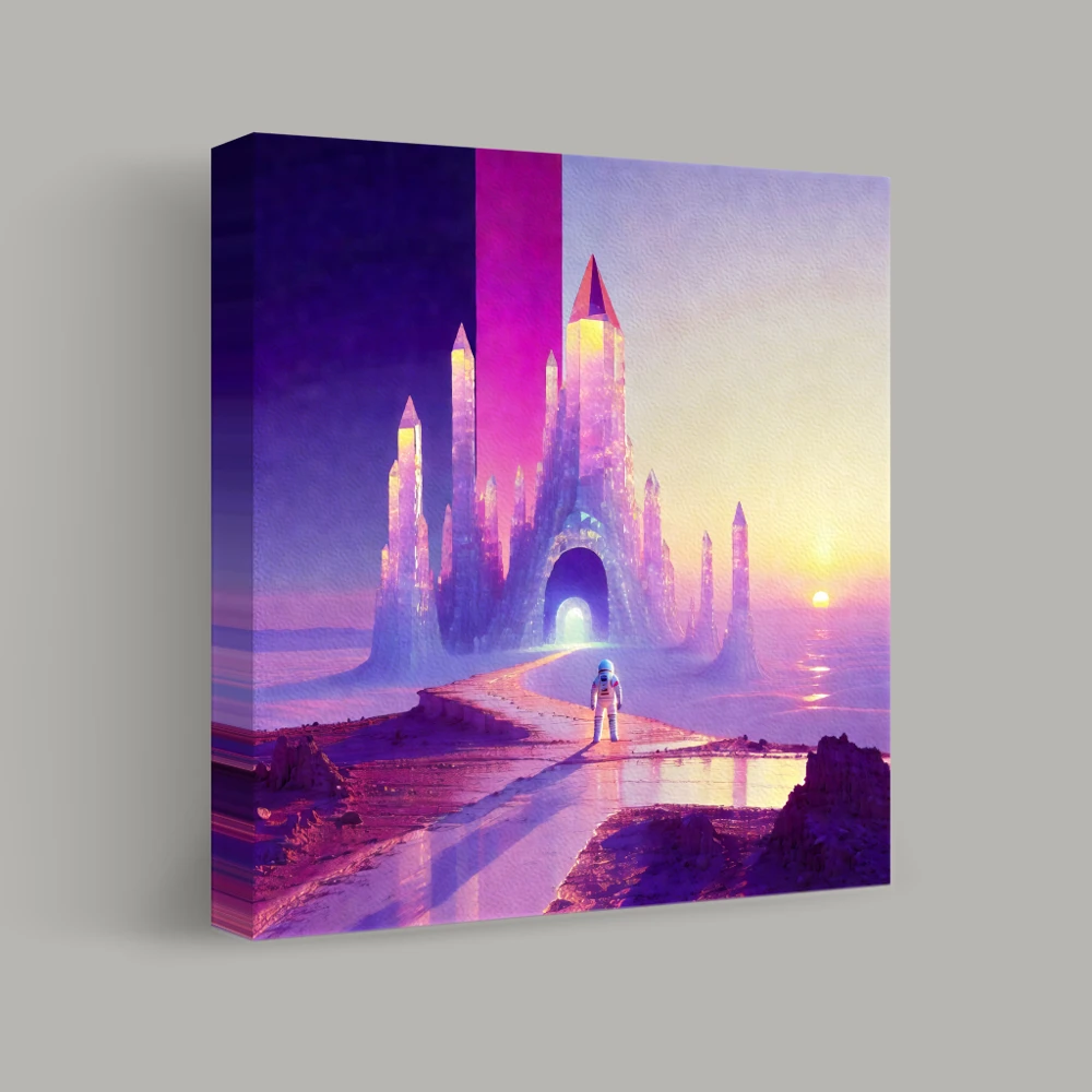 Gateway to the Celestial Citadel — canvas