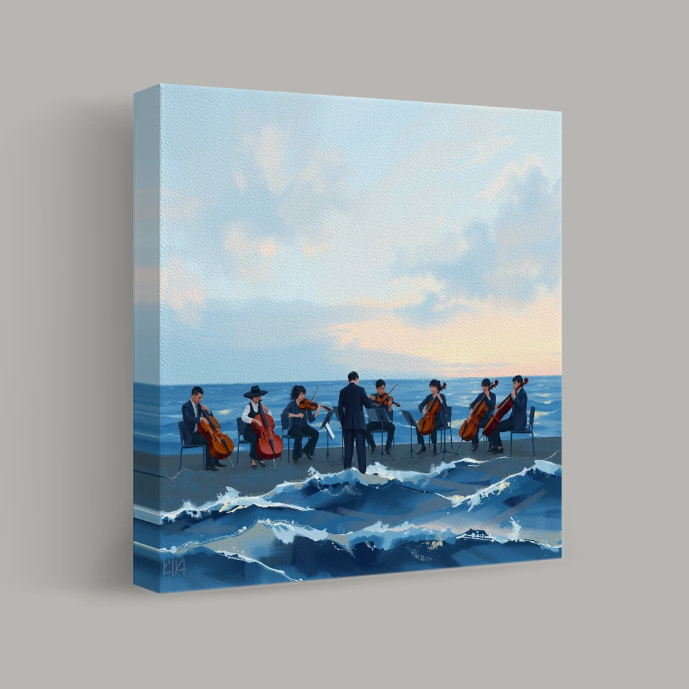 Harmony by the Sea — canvas