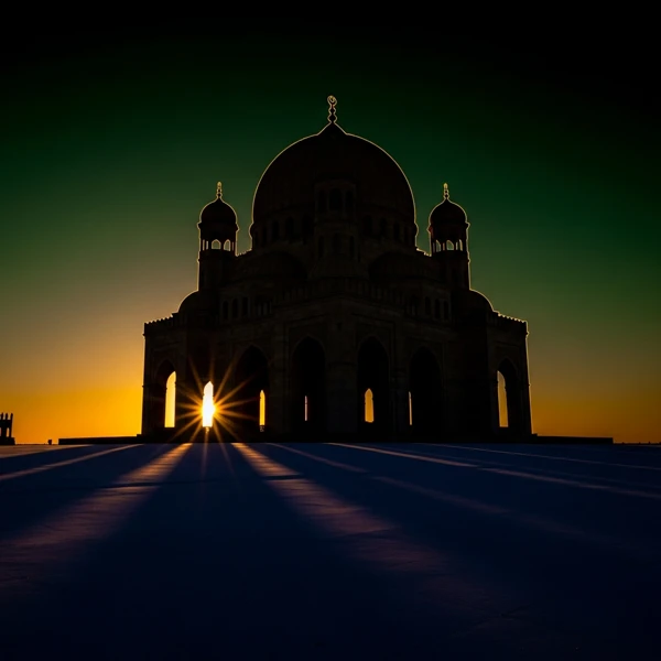 Sunset Silhouette view 2