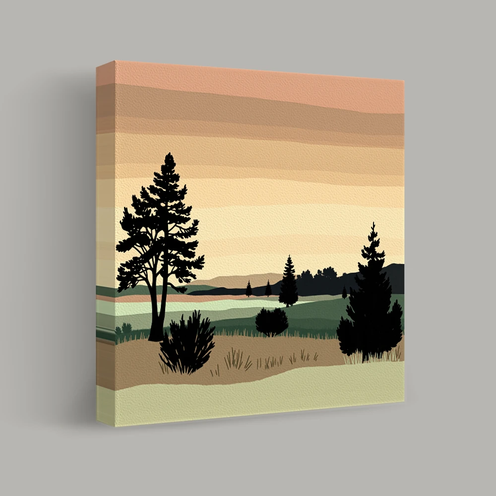 Gradient Horizon — canvas