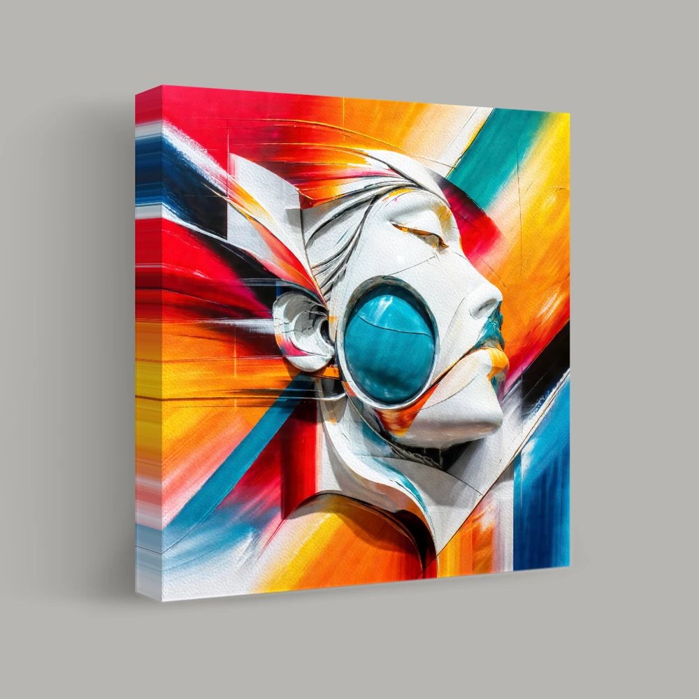 Vivid Echoes of Serenity — canvas