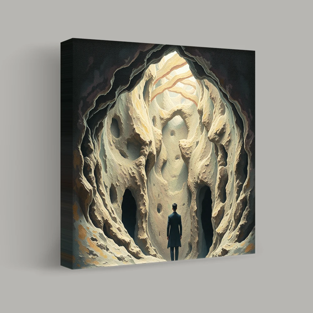 In de Diepten — canvas