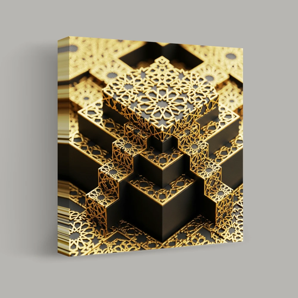 Geometric Ascension — canvas