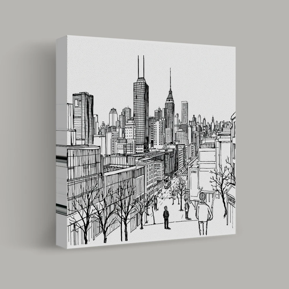Urban Lines — canvas