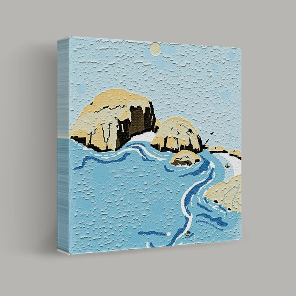 Serenity by the Shore — canvas