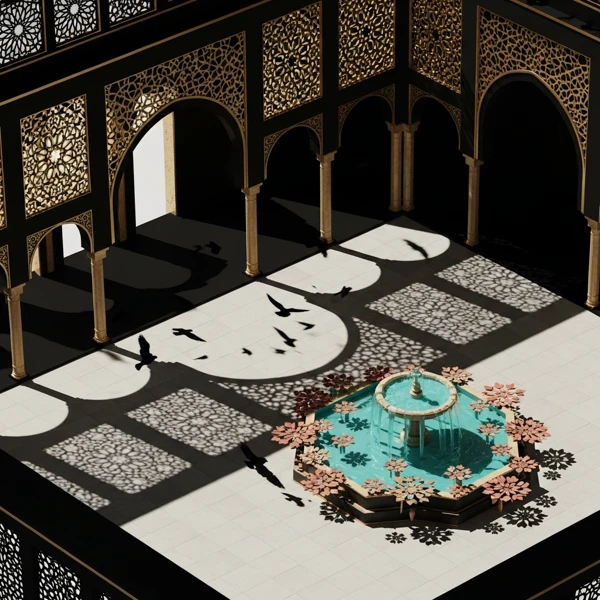 Courtyard Reflections