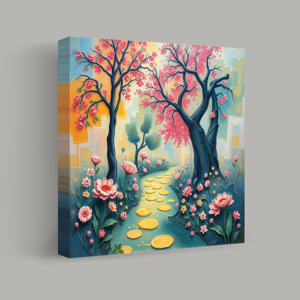 Path of Blossoms — canvas