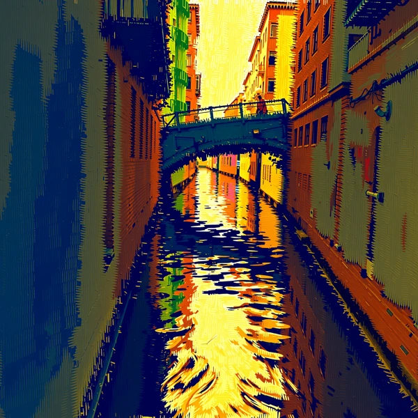 Reflections of Colorful Venice