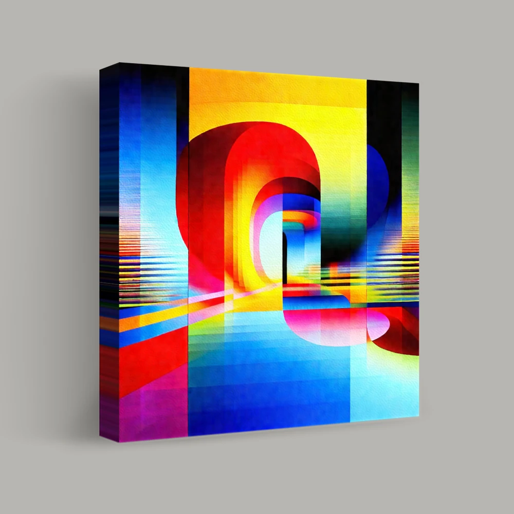 Vibrant Geometry of Light — canvas