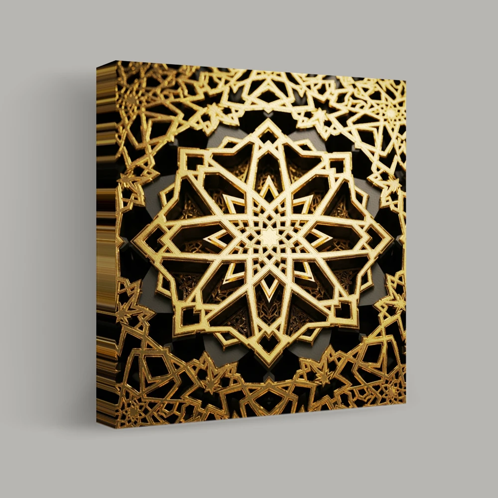 Geometric Reverence — canvas