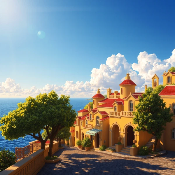 Mediterranean Morning Glow