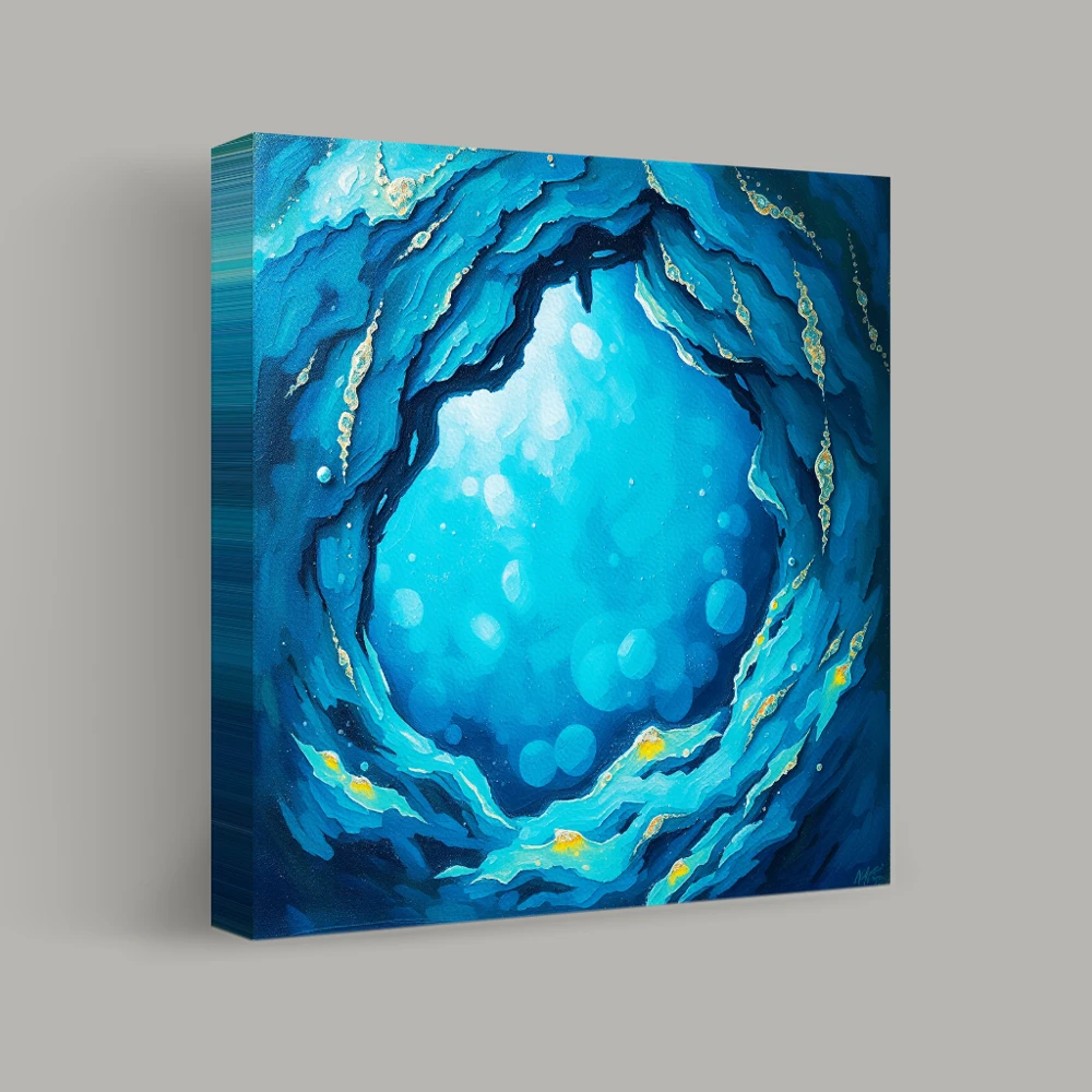 Abyssal Luminescence — canvas