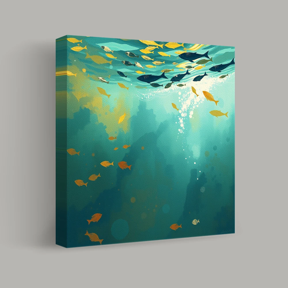 Beneath the Waves — canvas