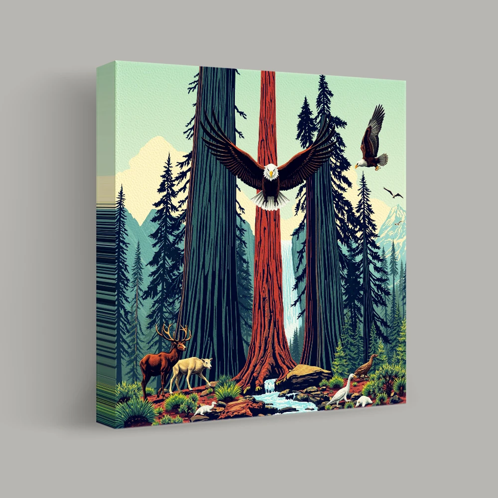 Convergence in the Forest — canvas