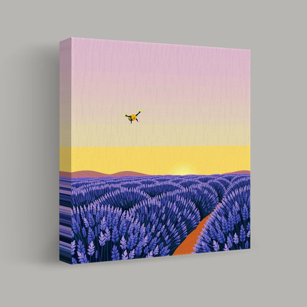 Harmony in the Lavender Sky — canvas