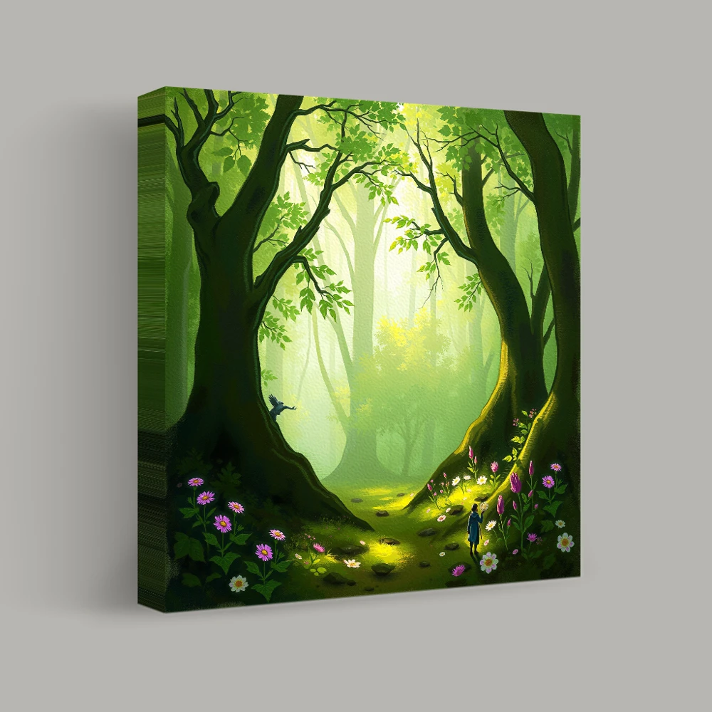 Enchanted Forest Passage — canvas
