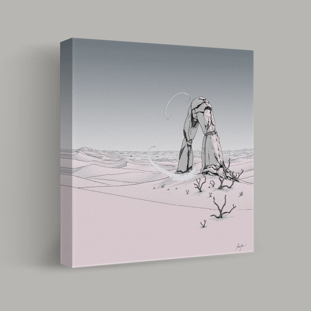 Curved Inertia — canvas