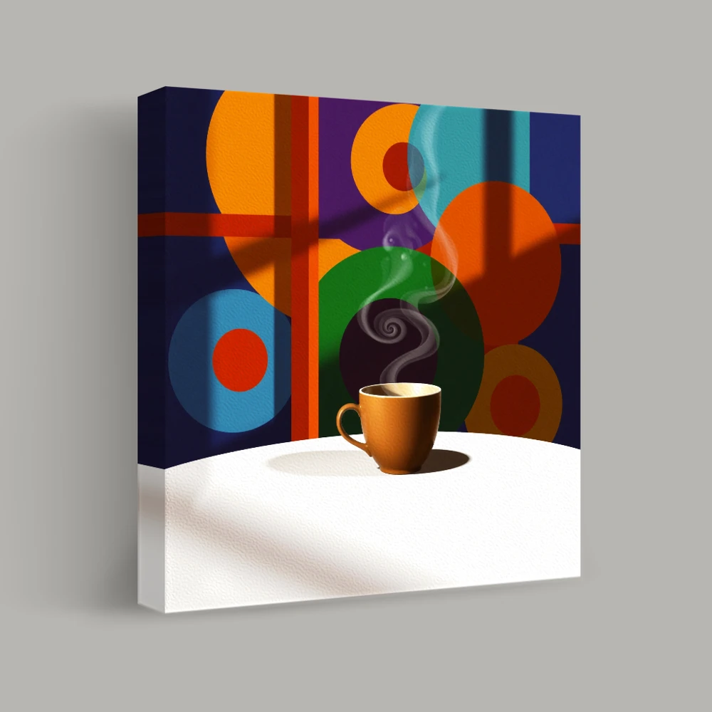 Morning Geometry — canvas