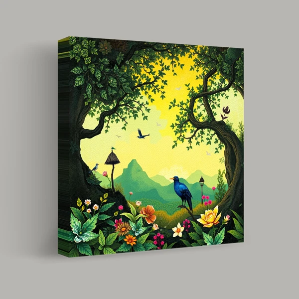 Enchanted Forest Sunrise view 1